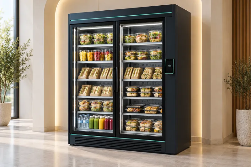 Concept visual illustrating fresh food smart fridges