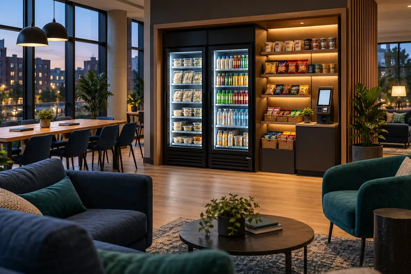 Concept visual: vending in student accommodation