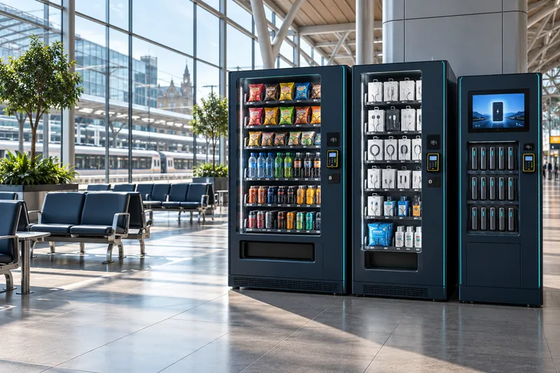 Concept visual: vending in transport hubs